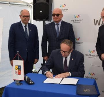 Zdjęcie galerii Podpisanie listu intencyjnego w sprawie budowy V odcinka obwodnicy Wągrowca