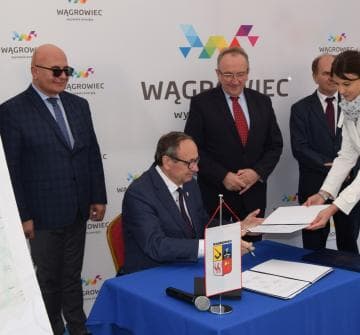 Zdjęcie galerii Podpisanie listu intencyjnego w sprawie budowy V odcinka obwodnicy Wągrowca