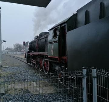 Zdjęcie galerii Wolsztyński parowóz Pt 47-65 w Wągrowcu 